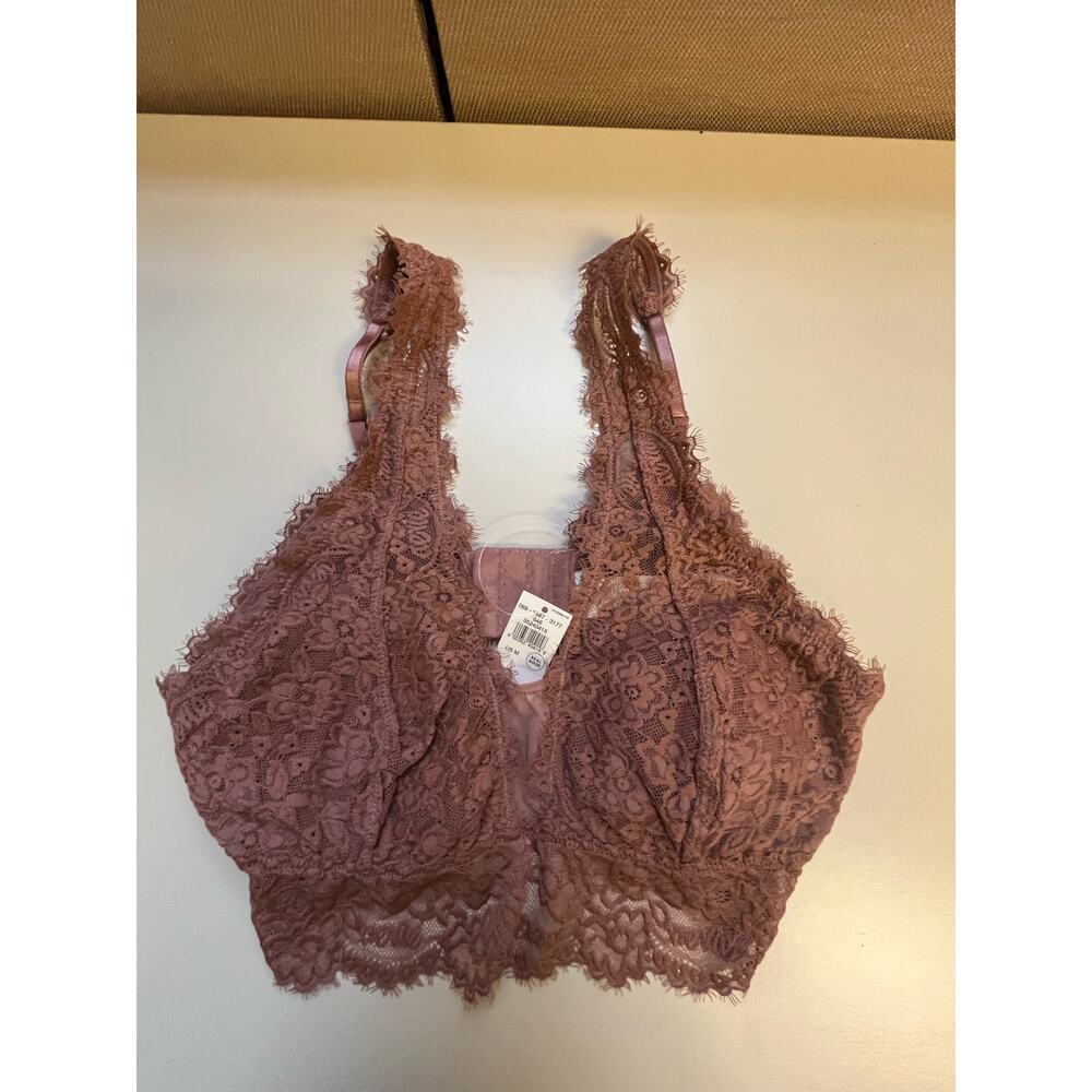 Aerie Rustic Bronze  Lace Bralette -sz M